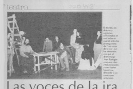 "Las voces de la ira" "Las voces de la ira"