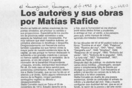 Los autores y sus obras Los autores y sus obras