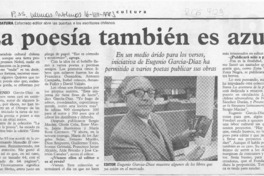 La poesía también es azul  [artículo].