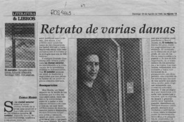 Retrato de varias damas  [artículo] Camilo Marks.