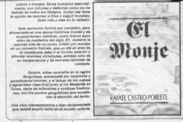 El Monje  [artículo].