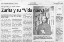 Zurita y su "Vida nueva"  [artículo] Patricia Bravo.