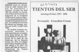 Tientos del ser  [artículo].