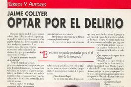 Optar por el deliriro Optar por el deliriro