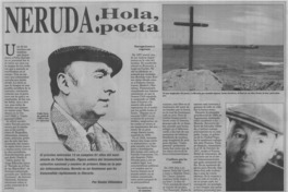Neruda, hola, poeta Neruda, hola, poeta