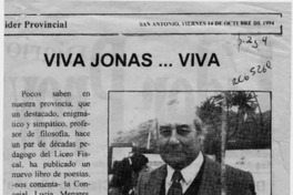 Viva Jonás -- viva  [artículo].