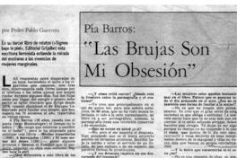 "Las brujas son mi obsesión" "Las brujas son mi obsesión"