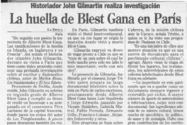 La huella de Blest Gana en París  [artículo].