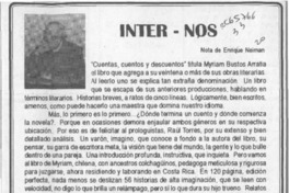 Inter nos  [artículo] Enrique Neiman.
