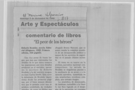 "El peor de los héroes" "El peor de los héroes"