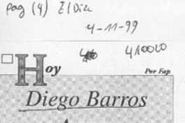 Diego Barros Arana  [artículo] Fap