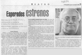 Esperados estrenos  [artículo] Ximena Villanueva