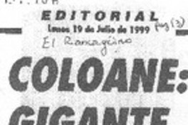 Coloane, gigante Austral