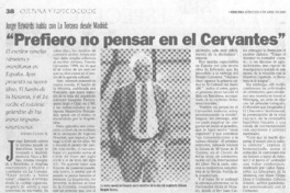 "Prefiero no pensar en el cervantes" "Prefiero no pensar en el cervantes"