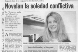 Novelan la soledad conflictiva  [artículo] M. Angélica Rivera
