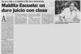 Maldita escuela, un duro juicio con clase Maldita escuela, un duro juicio con clase
