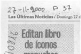 Editan libro de íconos mapuches  [artículo]