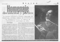 Homenaje documental y poético  [artículo] Marcela Fuentealba