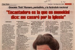 "Encantadora es la que en monokini dice, me casaré por la iglesia" "Encantadora es la que en monokini dice, me casaré por la iglesia"