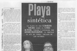 Playa sintética Playa sintética