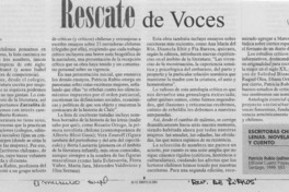 Rescate de voces Rescate de voces