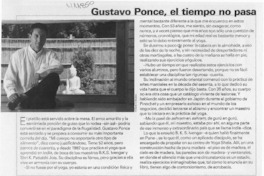 Gustavo Ponce, el tiempo no pasa  [artículo]