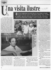 Una visita ilustre Una visita ilustre