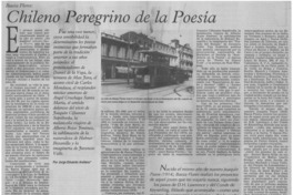 Chileno peregrino de la poesía Chileno peregrino de la poesía