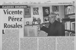 Vicente Pérez Rosales Vicente Pérez Rosales