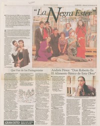 "La negra Ester" cumple 10 años