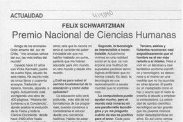 Premio Nacional de Ciencias humanas  [artículo] M. Ignacia Mardones Domínguez