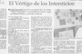El vértigo de los intersticios  [artículo]