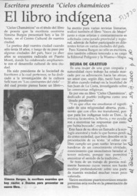 El Libro indígena  [artículo]