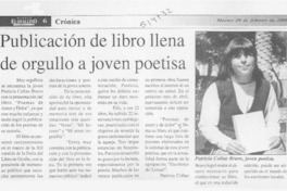 Publicación de libro llena de orgullo a joven poetisa  [artículo]
