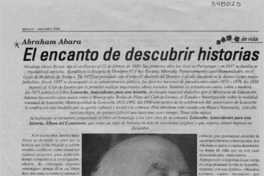 El Encanto de descubrir historias  [artículo]
