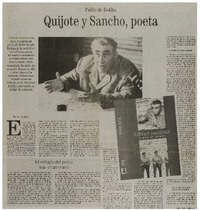 Pablo de Rokha, Quijote y Sancho, poeta Pablo de Rokha, Quijote y Sancho, poeta