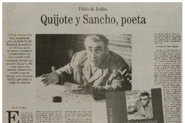Pablo de Rokha, Quijote y Sancho, poeta Pablo de Rokha, Quijote y Sancho, poeta