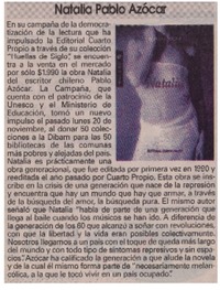 Natalia, Pablo Azócar