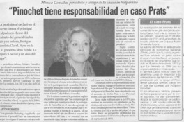 "Pinochet tiene responsabilidad en caso Prats"  [artículo]