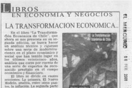 La Transformación económica  [artículo]