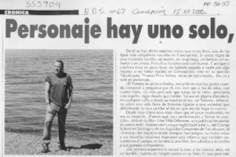 Personaje hay uno solo, se llama Tomy Price  [artículo]