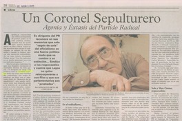 Un coronel sepultero Un coronel sepultero