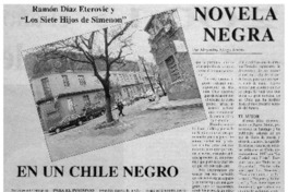 Novela Negra en un Chile negro Novela Negra en un Chile negro