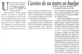 Cuentos de un teatro en huelga