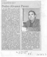Pedro Álvarez Pavez