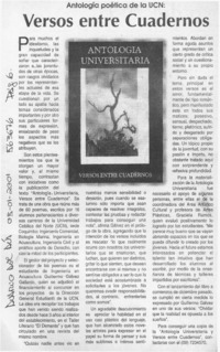 Versos entre cuadernos