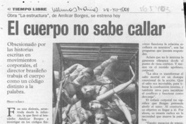 El cuerpo no sabe callar El cuerpo no sabe callar