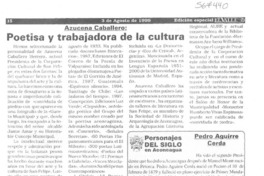 Poetisa y trabajadora de la cultura Poetisa y trabajadora de la cultura