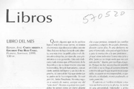 Libro del mes  [artículo]
