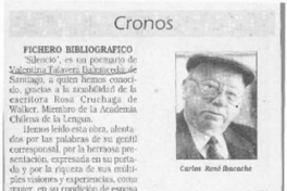 Fichero Bibliográfico Fichero Bibliográfico